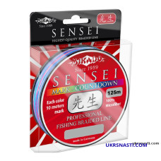 Плетеный шнур Mikado SENSEI MARK-COUNTDOWN 0,28 мм размотка 125 метров